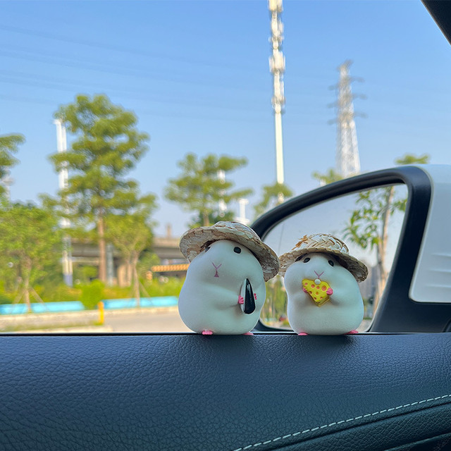 Car decoration hamster car accessories new console cute doll car interior  pendant car decoration cool car decoration - AliExpress